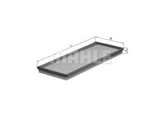 Воздушный фильтр MAHLE ORIGINAL LX 407