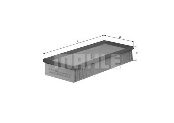 Воздушный фильтр MAHLE ORIGINAL LX 492