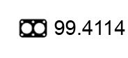 Прокладка, труба выхлопного газа ASSO 99.4114