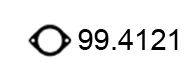 Прокладка, труба выхлопного газа ASSO 99.4121