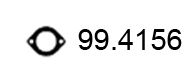 Прокладка, труба выхлопного газа ASSO 99.4156