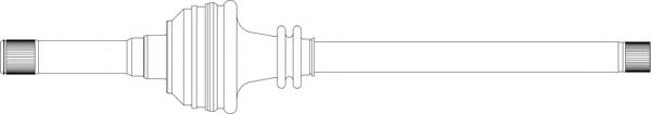 Приводной вал GENERAL RICAMBI RV3062