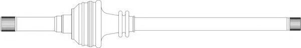 Приводной вал GENERAL RICAMBI RV3064
