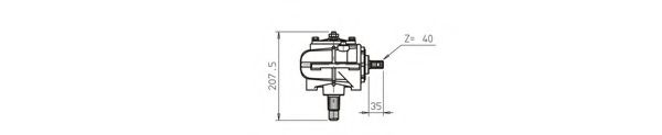 Рулевой механизм GENERAL RICAMBI FO4019