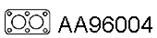 Прокладка, труба выхлопного газа VENEPORTE AA96004