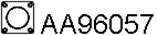 Прокладка, труба выхлопного газа VENEPORTE AA96057