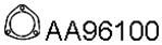 Прокладка, труба выхлопного газа VENEPORTE AA96100