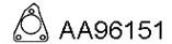 Прокладка, труба выхлопного газа VENEPORTE AA96151