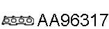 Прокладка, труба выхлопного газа VENEPORTE AA96317
