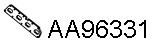 Прокладка, труба выхлопного газа VENEPORTE AA96331