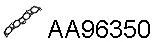 Прокладка, труба выхлопного газа VENEPORTE AA96350