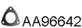 Прокладка, труба выхлопного газа VENEPORTE AA96642