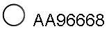 Уплотнительное кольцо, труба выхлопного газа VENEPORTE AA96668