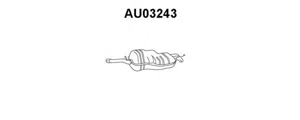 Глушитель выхлопных газов конечный VENEPORTE AU03243