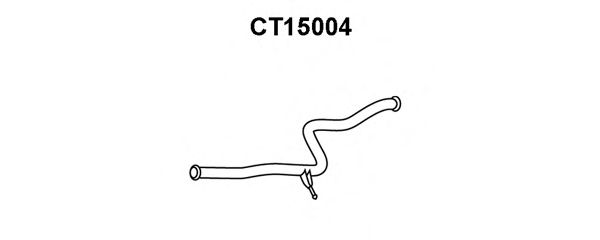 Труба выхлопного газа VENEPORTE CT15004