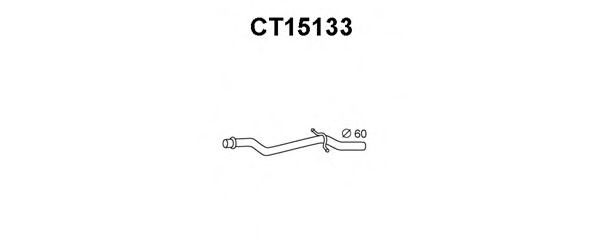 Труба выхлопного газа VENEPORTE CT15133