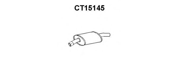 Средний глушитель выхлопных газов VENEPORTE CT15145