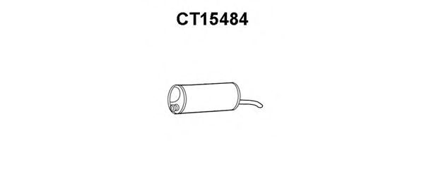 Глушитель выхлопных газов конечный VENEPORTE CT15484