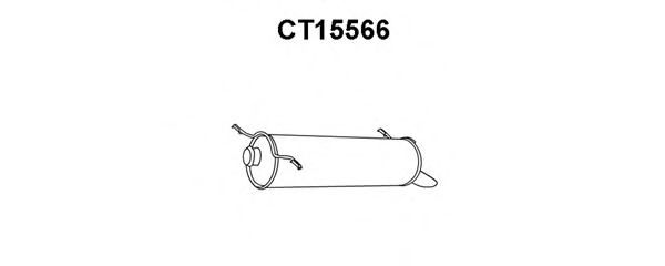 Глушитель выхлопных газов конечный VENEPORTE CT15566
