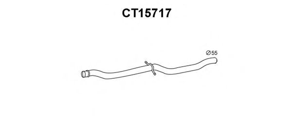 Труба выхлопного газа VENEPORTE CT15717