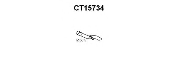 Труба выхлопного газа VENEPORTE CT15734