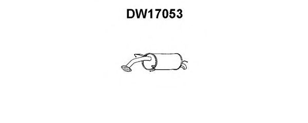 Глушитель выхлопных газов конечный VENEPORTE DW17053