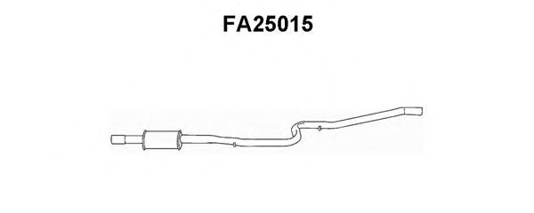 Предглушитель выхлопных газов VENEPORTE FA25015