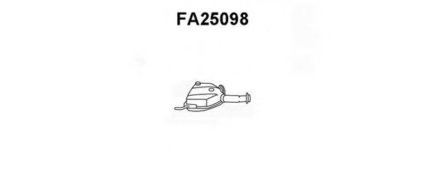 Предглушитель выхлопных газов VENEPORTE FA25098