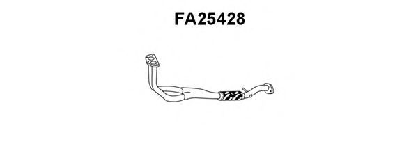 Труба выхлопного газа VENEPORTE FA25428