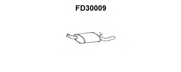 Глушитель выхлопных газов конечный VENEPORTE FD30009