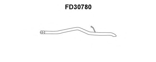 Труба выхлопного газа VENEPORTE FD30780
