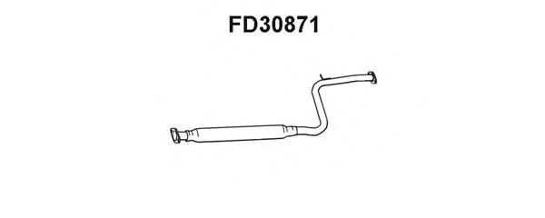 Средний глушитель выхлопных газов VENEPORTE FD30871