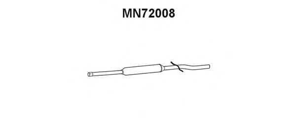 Предглушитель выхлопных газов VENEPORTE MN72008
