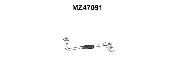 Труба выхлопного газа VENEPORTE MZ47091