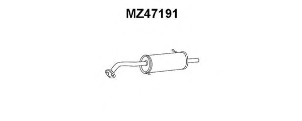 Глушитель выхлопных газов конечный VENEPORTE MZ47191