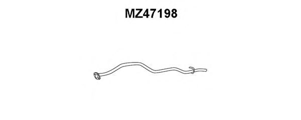 Труба выхлопного газа VENEPORTE MZ47198