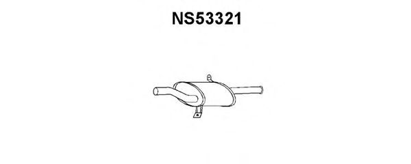 Глушитель выхлопных газов конечный VENEPORTE NS53321