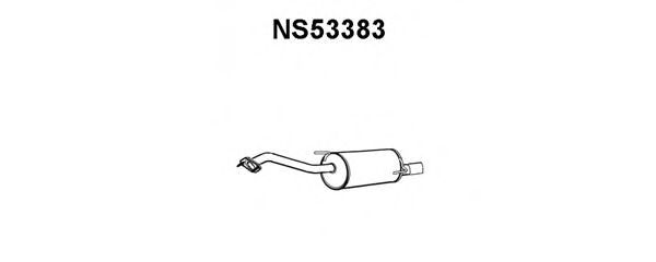 Глушитель выхлопных газов конечный VENEPORTE NS53383