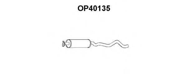 Средний глушитель выхлопных газов VENEPORTE OP40135