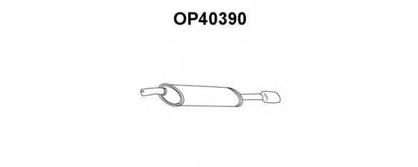 Глушитель выхлопных газов конечный VENEPORTE OP40390