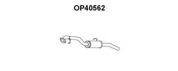 Глушитель выхлопных газов конечный VENEPORTE OP40562