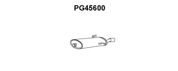 Глушитель выхлопных газов конечный VENEPORTE PG45600
