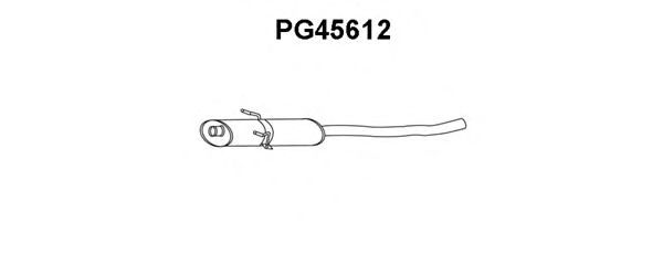 Средний глушитель выхлопных газов VENEPORTE PG45612