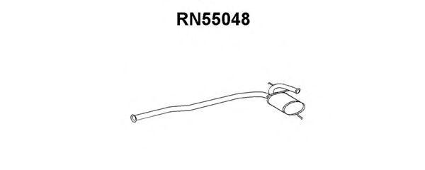 Средний глушитель выхлопных газов VENEPORTE RN55048