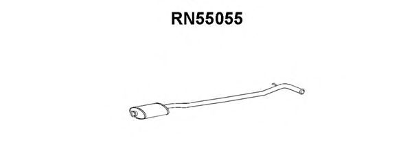 Средний глушитель выхлопных газов VENEPORTE RN55055