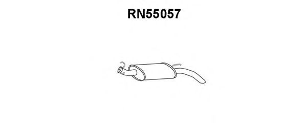 Глушитель выхлопных газов конечный VENEPORTE RN55057