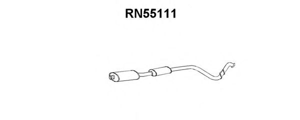 Средний глушитель выхлопных газов VENEPORTE RN55111