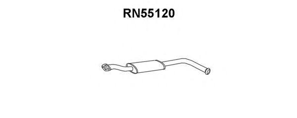 Средний глушитель выхлопных газов VENEPORTE RN55120