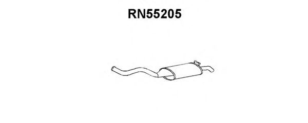 Глушитель выхлопных газов конечный VENEPORTE RN55205