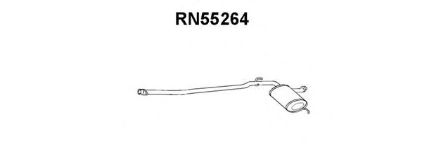 Предглушитель выхлопных газов VENEPORTE RN55264
